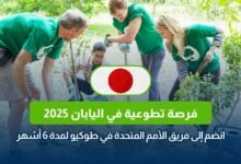 فرصة تطوعية في اليابان 2025، الأمم المتحدة، طوكيو، TICAD، التنمية المستدامة، مبادرات الشباب، شروط التقديم.
