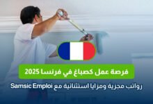 فرصة عمل كصباغ في فرنسا 2025