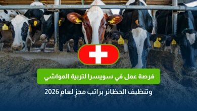 فرصة عمل في سويسرا لتربية المواشي 2026
