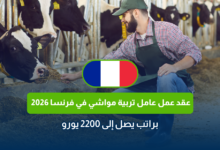 عقد عمل عامل تربية مواشي في فرنسا 2026
